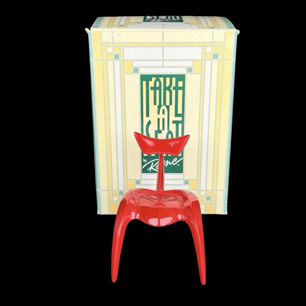 Take a Seat by Raine 'Racing Red c. 1991' Style #24035 Mini Chair 2000